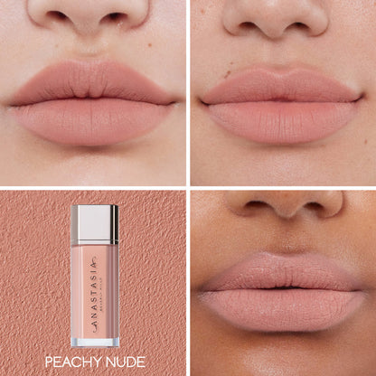 Anastasia beverly hills lip velvet rouge peach nude- أحمر الشفاه روج سائل من أنستازيا