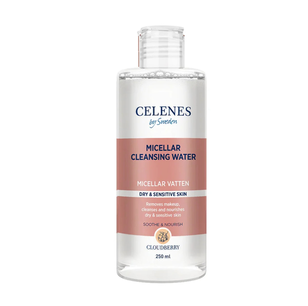 CELENES Thermal Micellar Cleansing Water, Dry And Sensitive Skin - 250ml | سيلينس ماء ميسيلار للبشرة الجافة والحساسة - 250 مل
