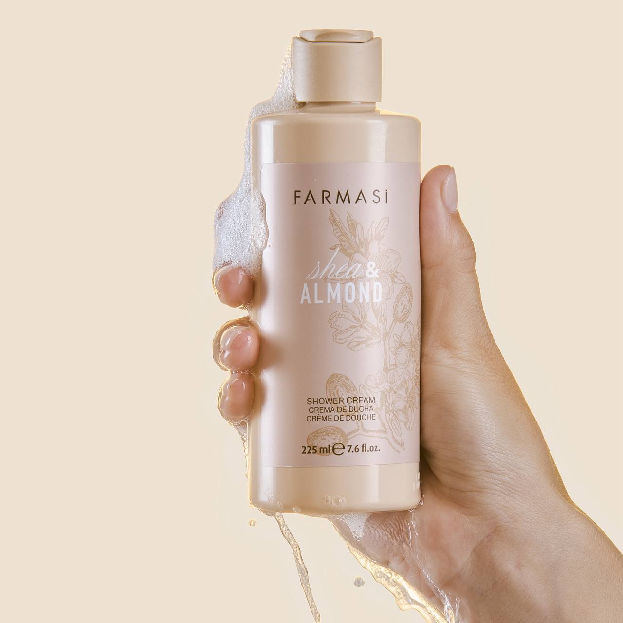 Farmasi shower cream shea & almond 200ml - كريم الجسم بزبدة الشيا من فارمسي