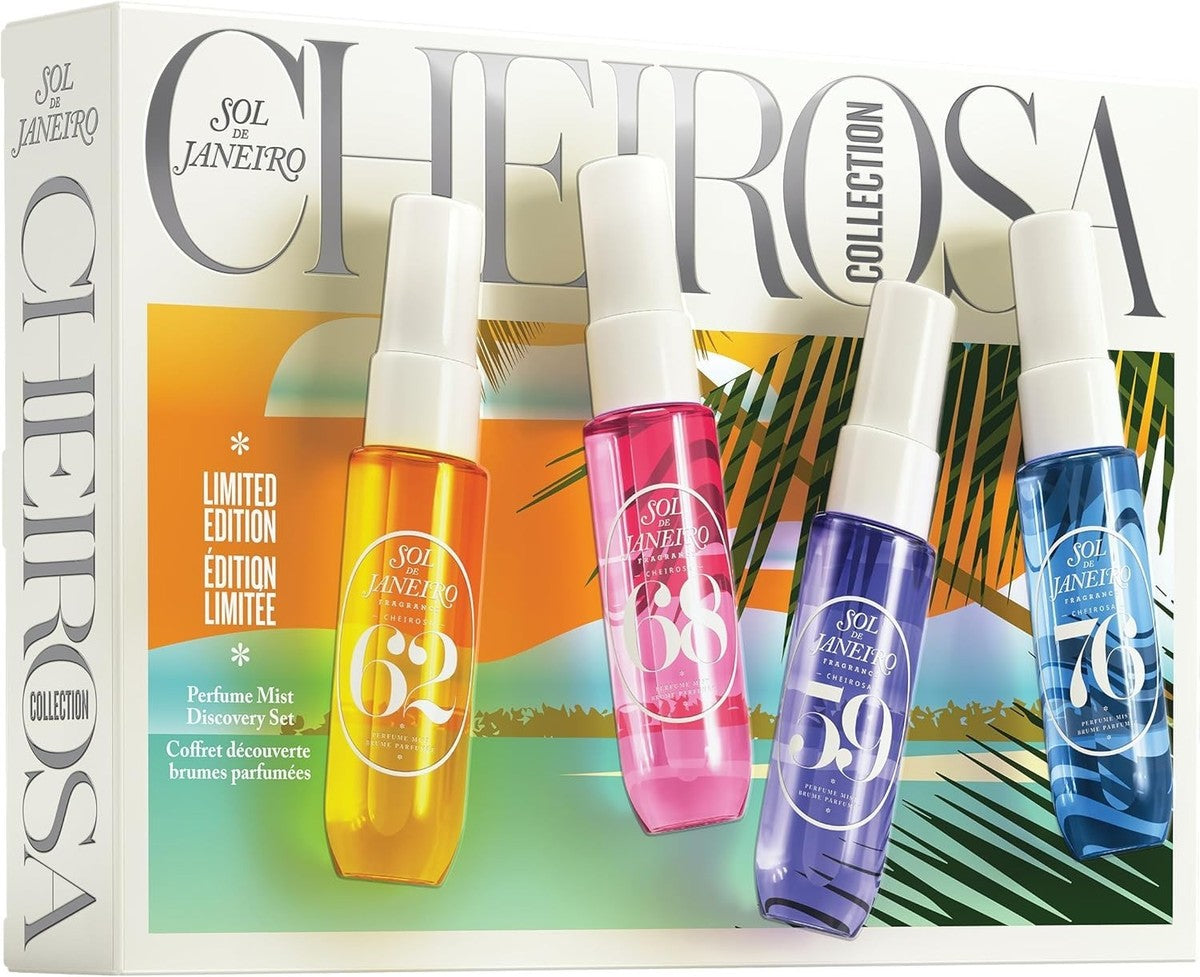 SOL DE JANEIRO CHEIROSA PERFUME MIST SET -مجموعة  سبلاش معطر الجسم والشعر من سول البرازيلي