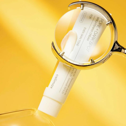 Celimax pore + dark spot brightening cream for even skin tone - كريم للبقع داكنة والنظارة