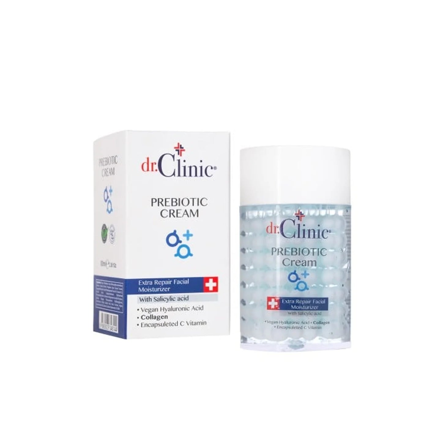 Dr.Clinic Prebiotic Cream -كريم مرطب للبشرة المعرضة  للحبوب