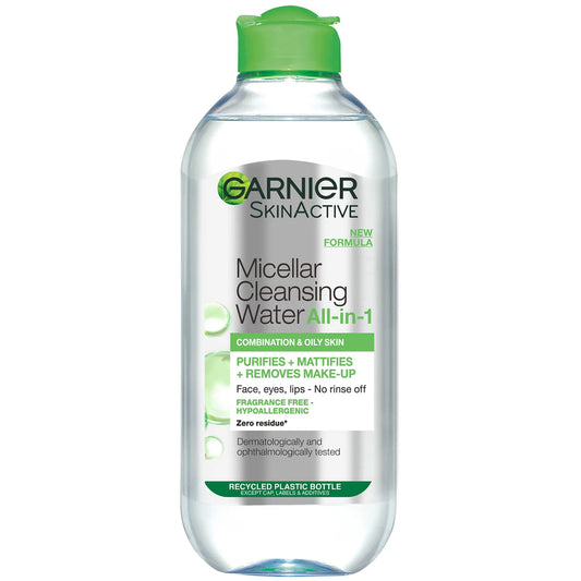 Garnier micellar cleansing water all-in-1 400ml - مزيل المكياج من كارنيه