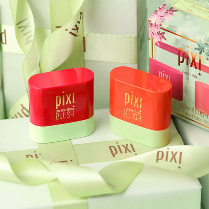 Pixi On-the-Glow BLUSH Duo - مجموعة أحمر خدود حجم صغير من بيكسي