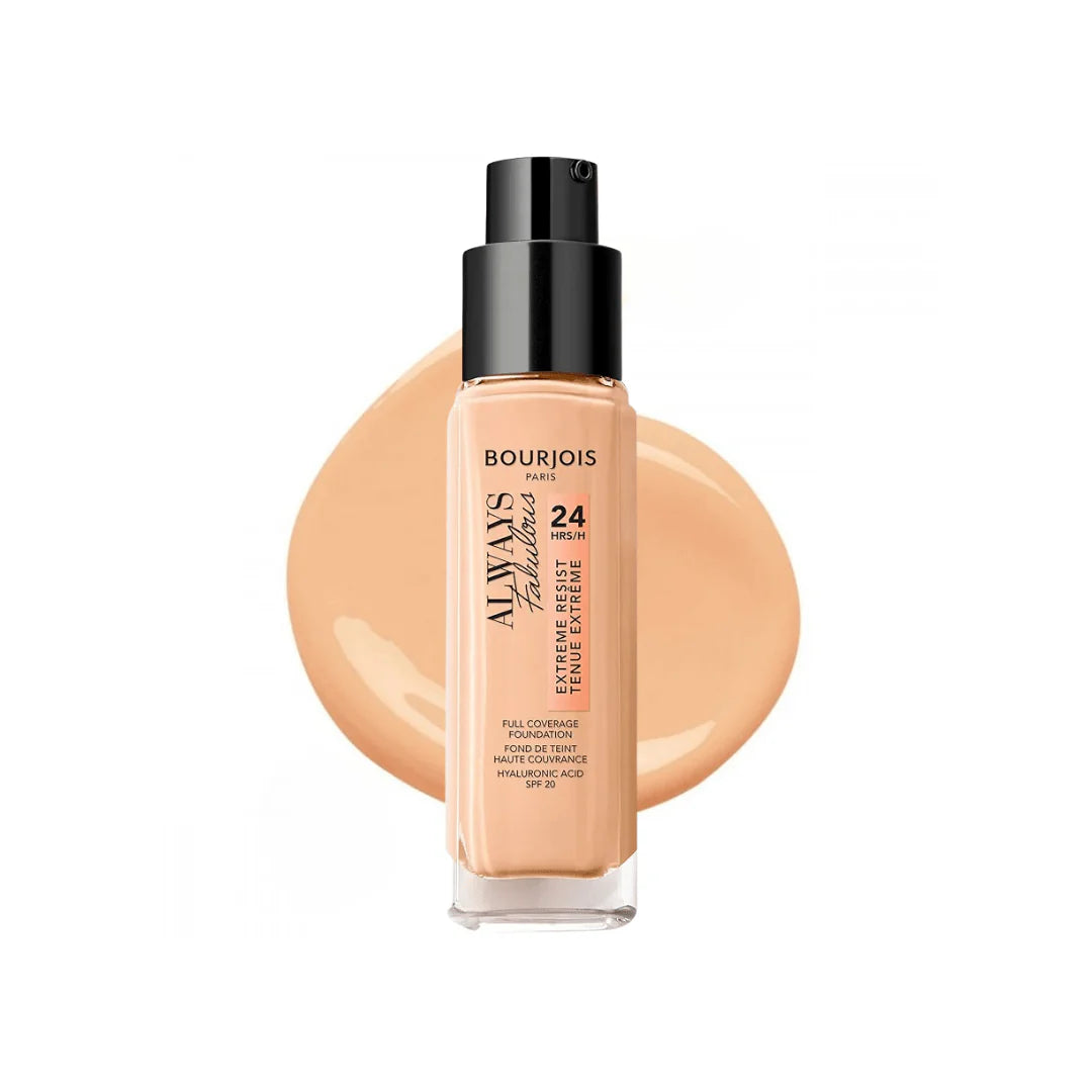 Bourjois full coverage foundation 24h - كريم أساس تغطية كاملة من برجواه