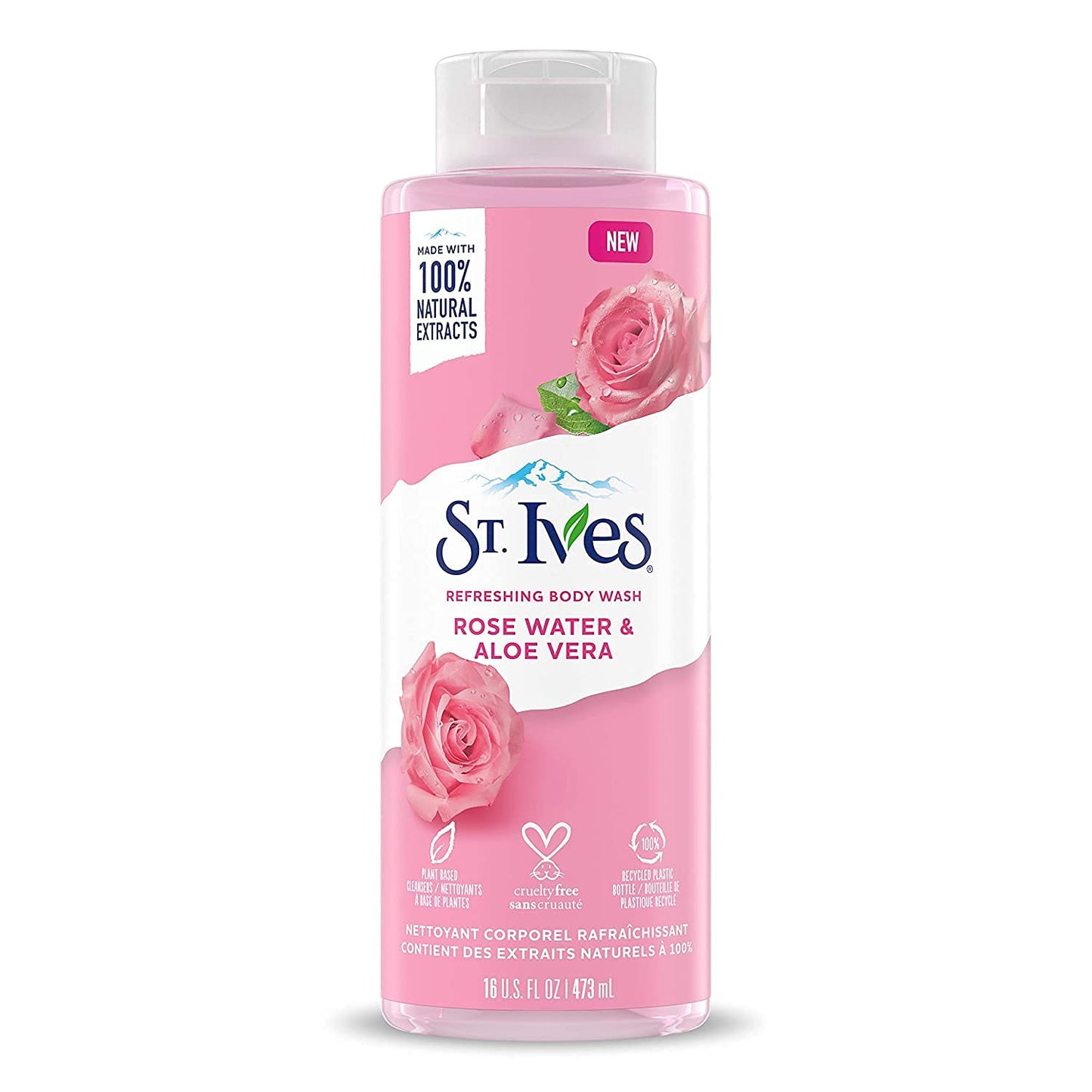 St.Ives REFRESHING BODY WASH ROSE WATER & ALOE VERA - غسول الجسم المنعش بماء الورد والألوفيرا