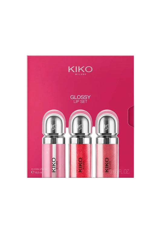 Kiko lip glossy set - سيت كلوسات كيكو ثلاثي