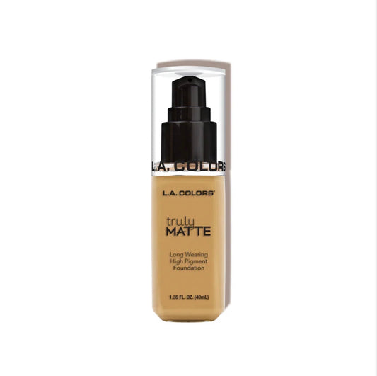 L.A.Colors Truly Matte Foundation -كريم أساس سائل غير لامع