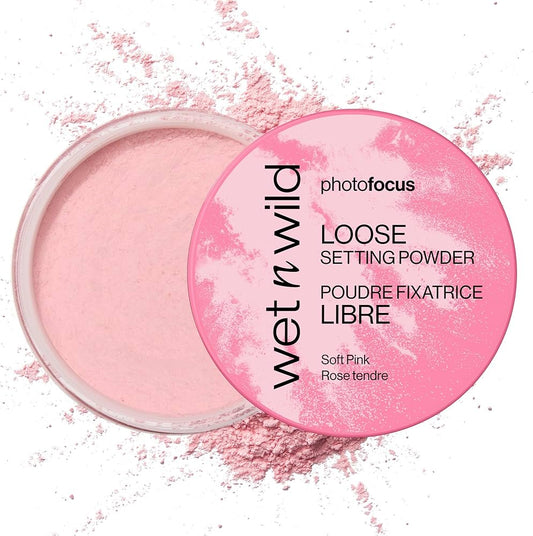 Wet n wild loose setting powder set & glow - بودرة تثبيت مكياج وتنوير من ويت ن ويلد