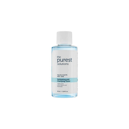 The purest solutions exfoliating and clarifying toner 50ml - تونر ذا بيورست سوليوشنز مقشر ومنقي 50 مل