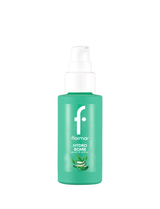 Flormar hydro bomb serum & primer - سيروم وبرايمر بشاي وصبار من فلورمار