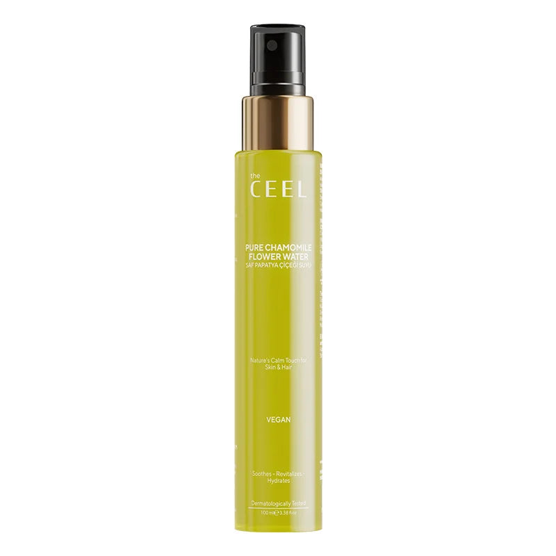 The ceel pure chamomile water flower water - بخاخ ماء البابنج للعناية بالبشرة والشعر