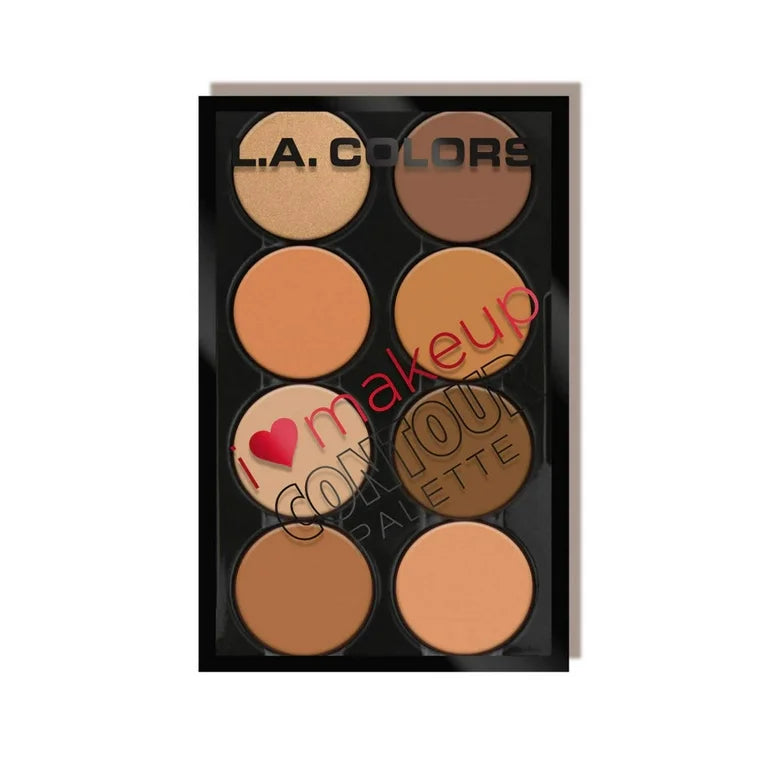 L.A.Colors I Heart Makeup Contour Palette - باليت برونزر