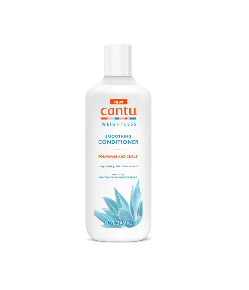 Cantu Weightless Smoothing Conditioner For Waves & Curls, 13.5 fl oz - بلسم كانتو للشعر الكيرلي والويڤي