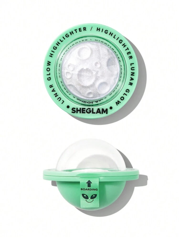 Sheglam lunar glow highlighter - إضاءة بودرة مضغوطة من شيجلام