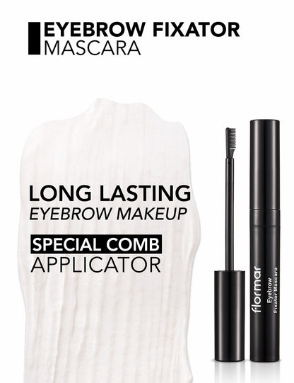 Flormar eyebrow fixator mascara - مسكارة حواجب الشفافة من فلورمار