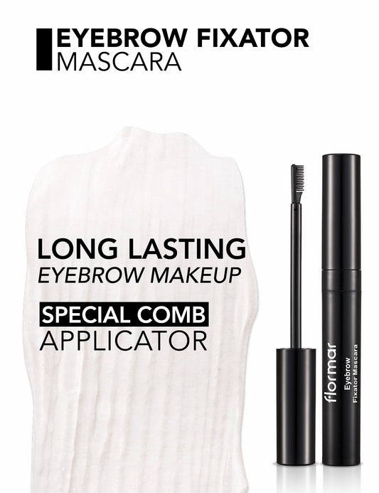Flormar eyebrow fixator mascara - مسكارة حواجب الشفافة من فلورمار