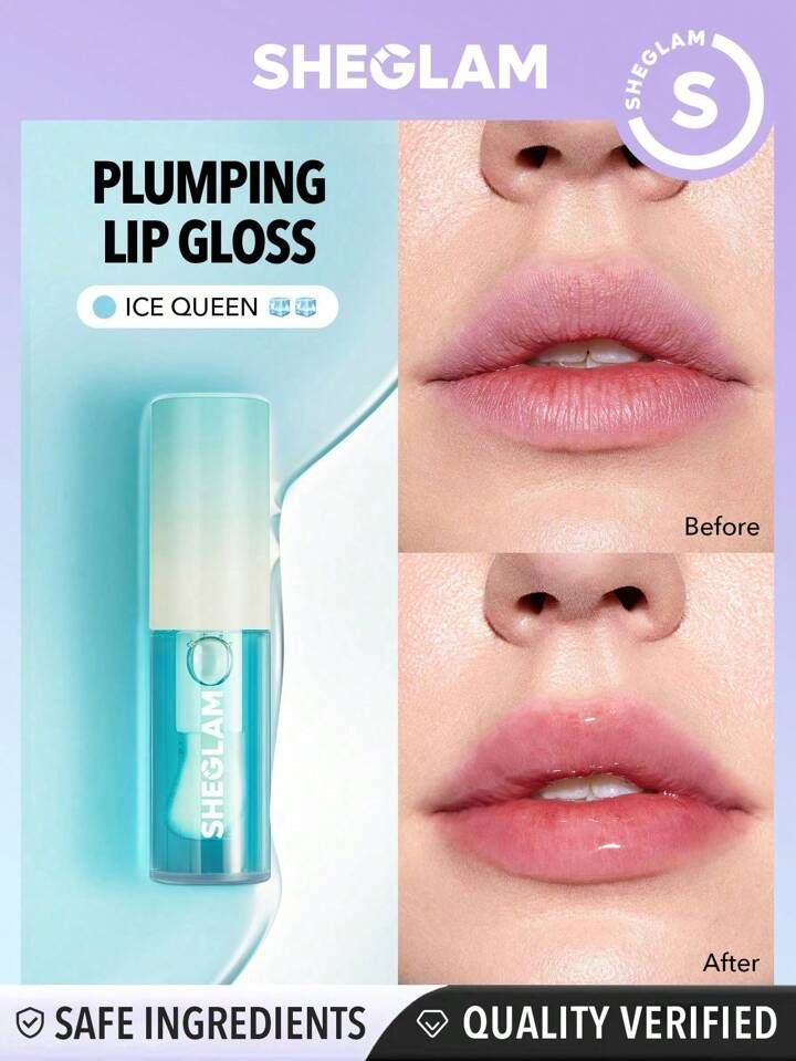 Sheglam plump addict hot & cold gloss duo سيت شيكلام ثنائي هوت اند كولد