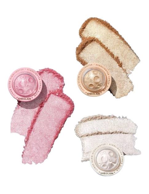 Sheglam Lunar Glow Highlighter - إضاءة بودرة مضغوطة من شيجلام