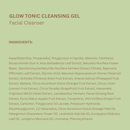 Pixi Skintreats Glow Tonic Cleansing Gel - غسول مرطب مقشر اصفر