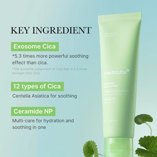 Medicube exosome cica cream - كريم مرطب ميدكيوب مهدئ