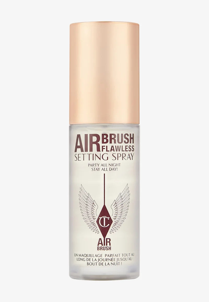 Charlotte tilbury airbrush brightening flawless gift set - سيت مثبت مكياج وباودر من شارلوت تلبري