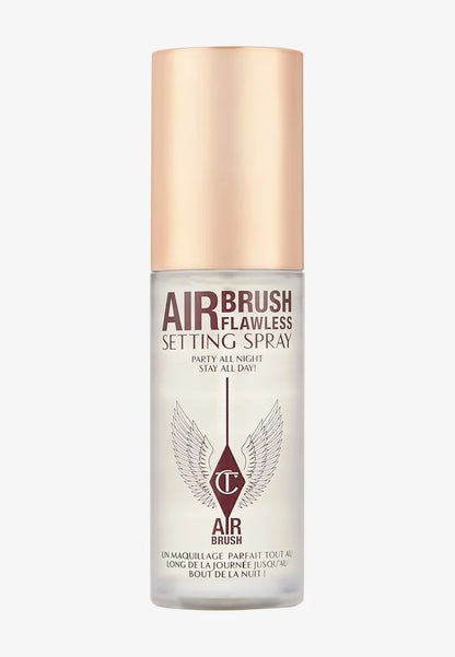 Charlotte tilbury airbrush brightening flawless gift set - سيت مثبت مكياج وباودر من شارلوت تلبري