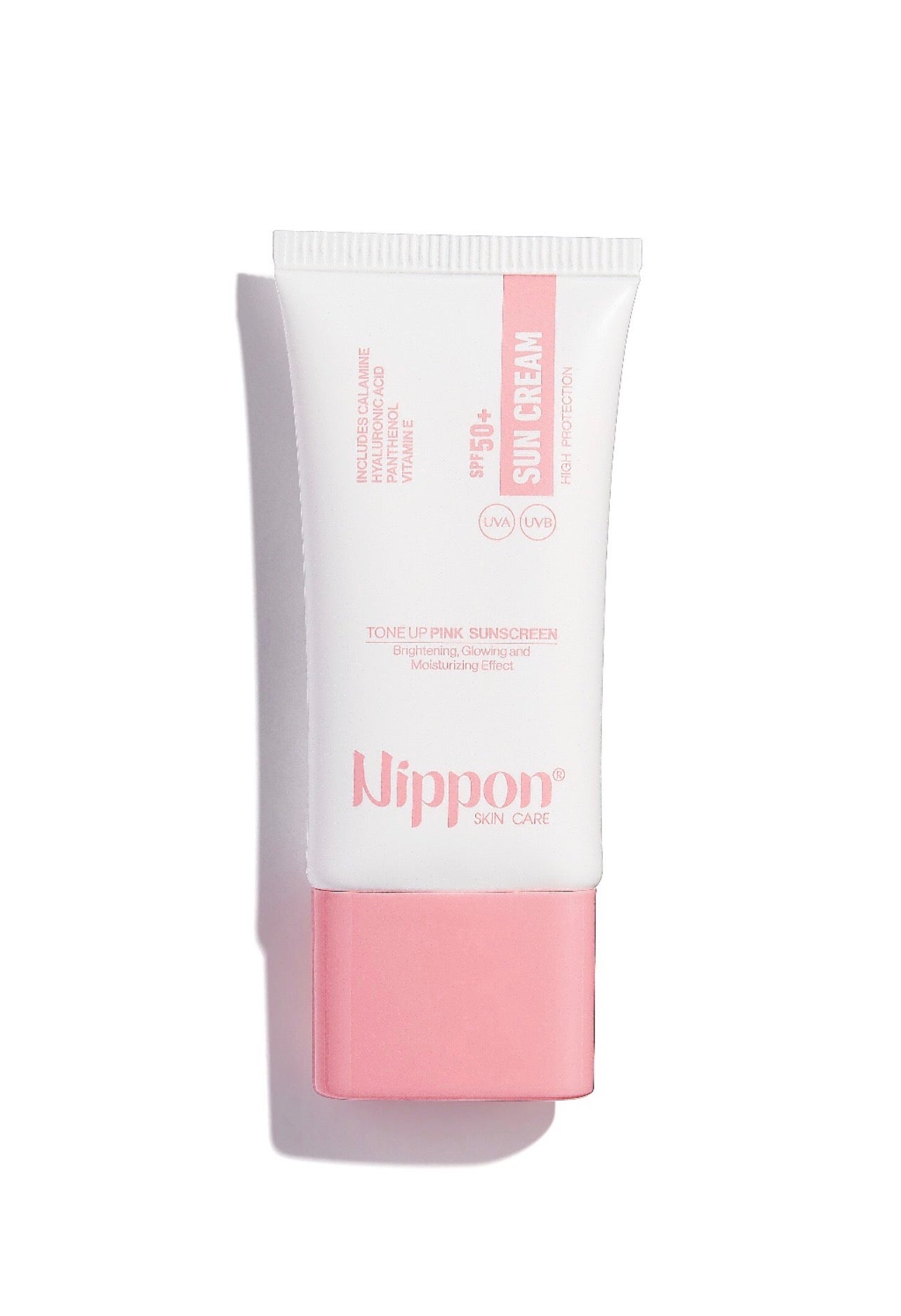 Nippon Skin Care Tone Up Pink Sunscreen - واقي شمس للبشرة الجافة