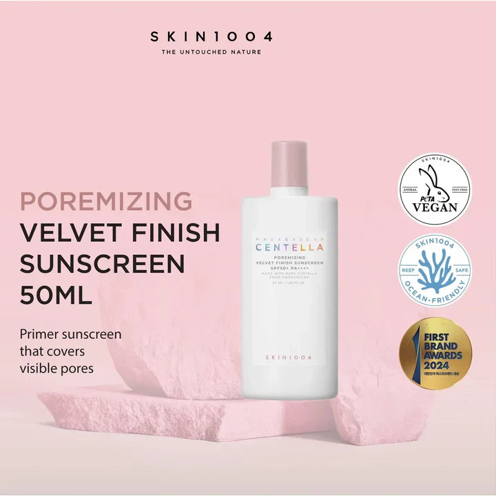 Skin1004 سنتيلا بورمايزينغ تينتيد صن كريم بعامل حماية SPF50+ - واقي شمس فيزيائي