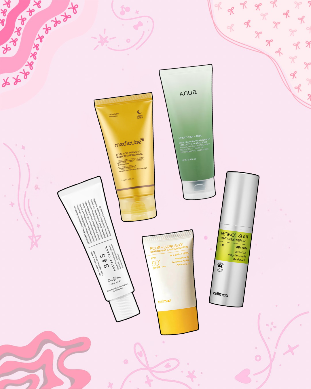 روتين تفتيح البشرة وتقليل التصبغات والمسام