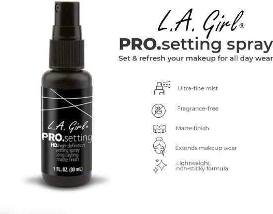L.A.Girl PRO.setting HD High-Definition Setting Spray - بخاخ مثبت مكياج