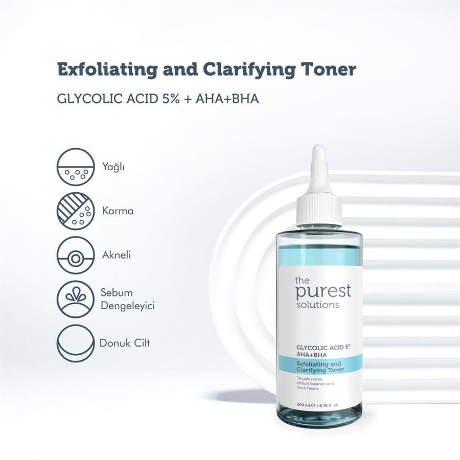The purest solutions exfoliating and clarifying toner - تونر ذا بيورست سوليوشن مقشر ومنقّي