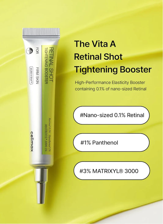 Celimax retinol shot tightening booster for firm skin - كريم ريتنول المعزز