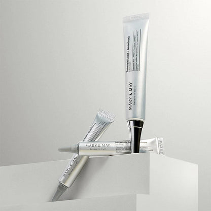 MARY & MAY Tranexamic Acid+Glutathione Eye Cream set - سيت كريم العيون