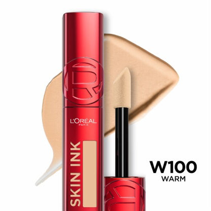 L’oreal conecelar skin ink long lasting 2in1 - كونسيلر وكريم أساس من لوريال