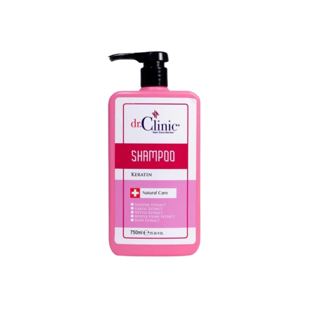 Dr.Clinic SHAMPOO KERATIN -شامبو الكيراتين للشعر الجاف والتالف