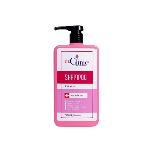 Dr.Clinic SHAMPOO KERATIN -شامبو بالكيراتين للشعر الجاف والتالف