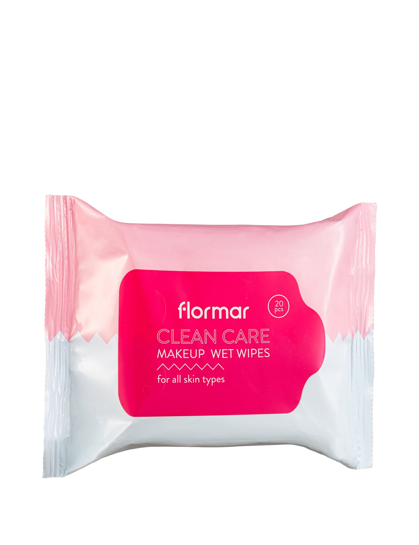 Flormar clean care makeup wet wipes for all skin type - مناديل تنظيف الوجه من فلورمار