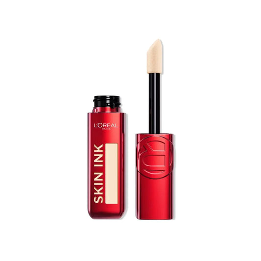 L’oreal conecelar skin ink long lasting 2in1 - كونسيلر وكريم أساس من لوريال