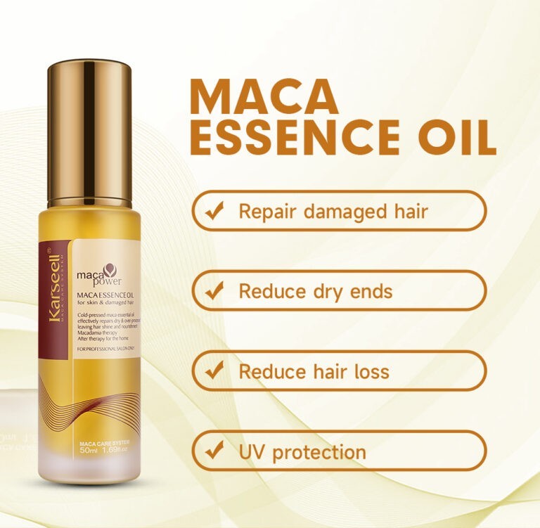 Karseell Maca Essence Oil -زيت معالج للشعر الجاف من كارسيل