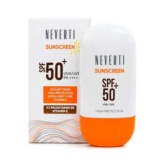 NEVERTI SUNSCREEN SPF+ 50 - واقي شمس من نيفيرتي