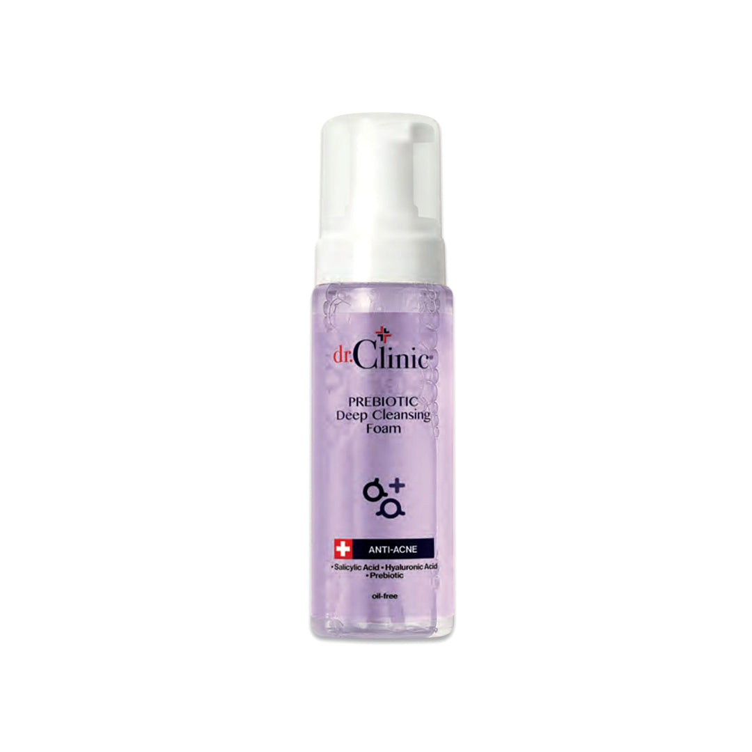 Dr.Clinic Prebiotic Deep Cleansing Foam - غسول وجه عميق التنظيف بالبريبايوتيك من دكتور كلينك