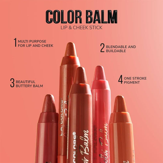 L.A.color Color Balm Lip & Cheek Stick - تنت متعدد الاستخدام