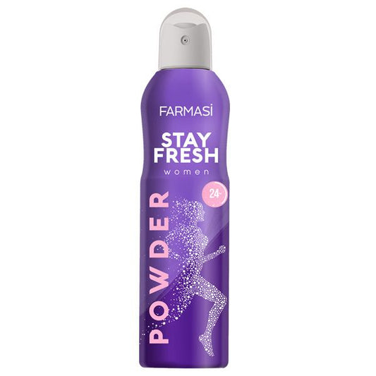 Farmasi Stay Fresh Women Powder Deodorant Spray -بخاخ مزيل عرق فارمسي ستاي فريش بودر للنساء
