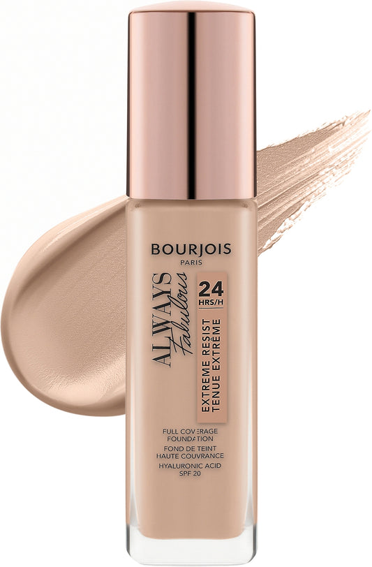 Bourjois full coverage foundation 24h - كريم أساس تغطية كاملة من برجواه
