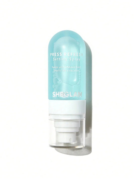 SHEGLAM Press Refresh Setting Spray -بخاخ مثبت مكياج ازرق