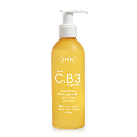 Ziaja Vitamin C.B3 Niacinamide face wash gel - غسول للجميع انواع البشرة من زياجا