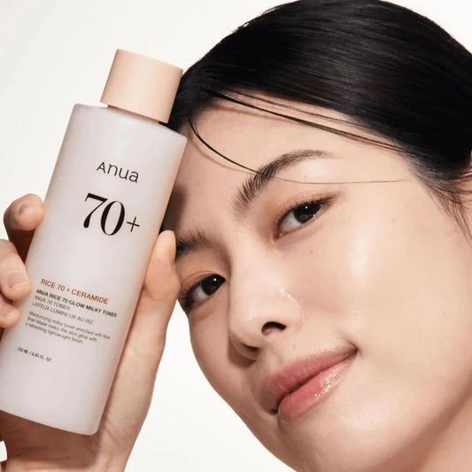 Anua 70+ rice+ceramide glow milky toner - تونر انوا بالرز والسيراميد