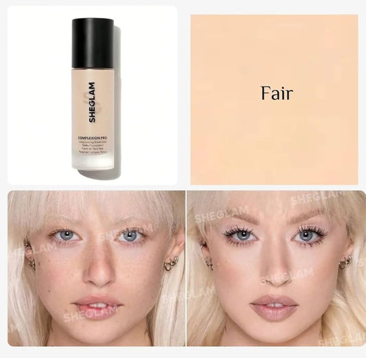 Sheglam long lasting breathable matte foundation - فاونديشن شيكلام غير لامع