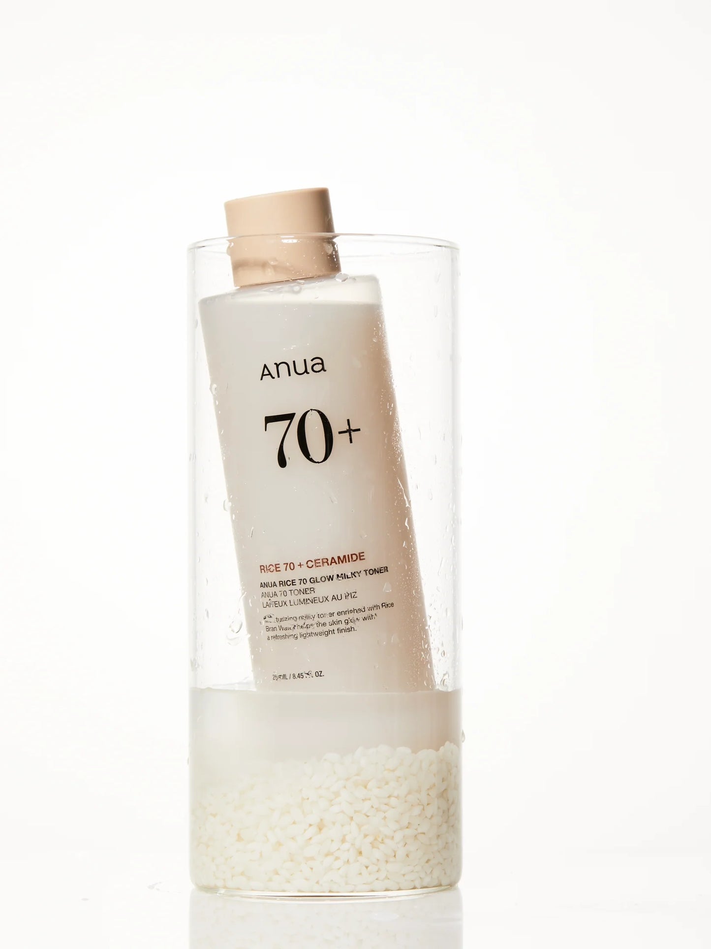 Anua 70+ rice+ceramide glow milky toner - تونر انوا بالرز والسيراميد